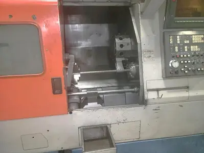 USED 1993 MAZAK SQT18MS W/ GL100 GANTRY LOADER