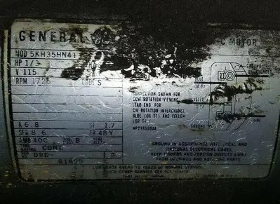 USED GE 5KH35HN41