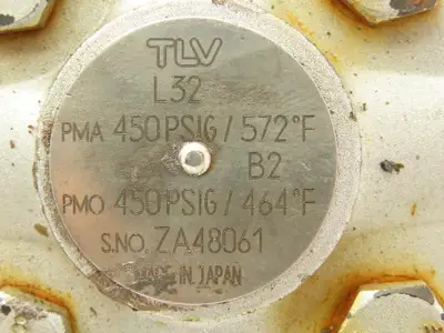 TLV L32 Thermostatic Steam Trap 1/2" NPT F46 Quick Trap Connector Stainless