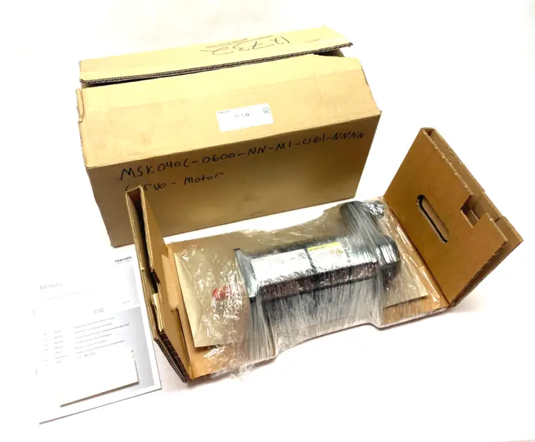 New | in-Stock BOSCH REXROTH SYNCHRYONOUS SERVO MOTOR 3-PHASE Servo Motors | Maverick Industrial Sales #1111432