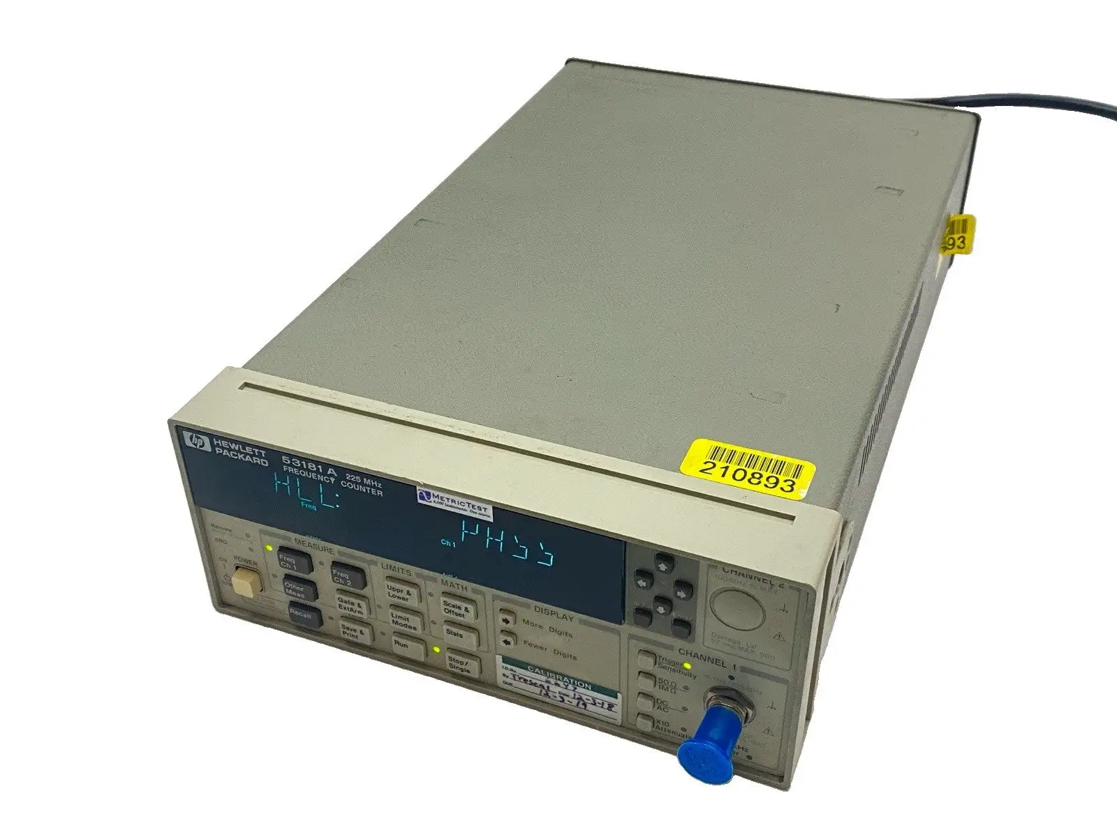 Used HP 225MHz Frequency Counter Counters/Timers Michigan US | Maverick Industrial Sales #1454159