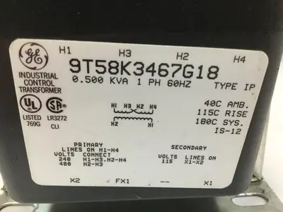 USED GENERAL ELECTRIC / GE 9T58K3467G18