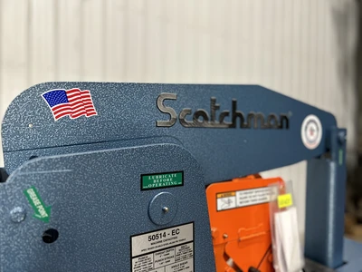 Scotchman 50 Ton Ironworker, Model 50514-EC with LED Lighting, 480 Volt / 3 Phase