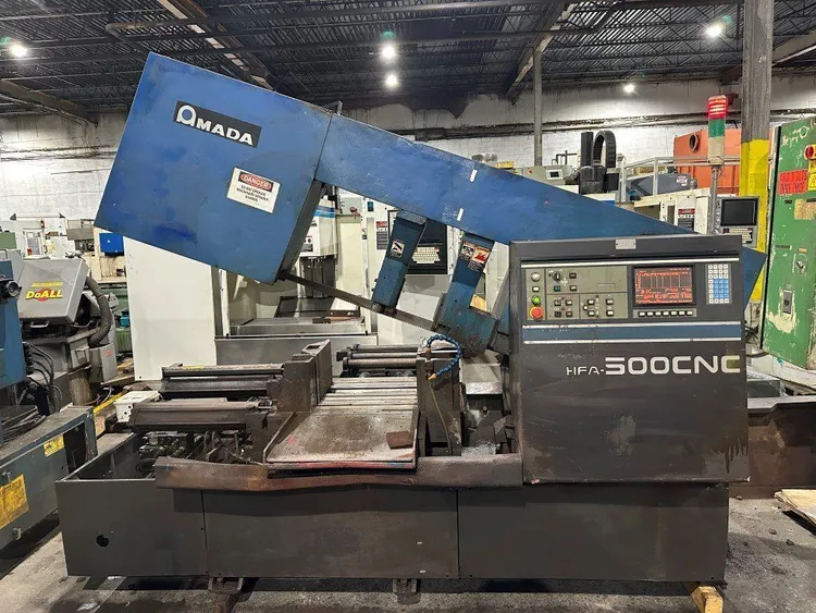 Used AMADA HFA-500 Horizontal Band Saws Ohio US | McKean Machinery Sales #1093124