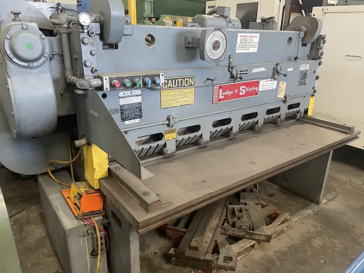 Used LODGE & SHIPLEY 0306- AB Power Squaring Shears (Inch) California US | Wheeler Machinery Sales #8554
