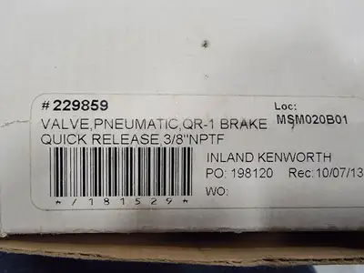 Pneumatic QR-1 Brake Quick Release Valve 229859, 3/8" NPTF