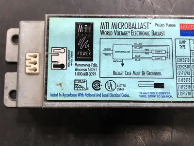 NEW MTI MICROBALLAST MB-232-WV-RS-T8NC