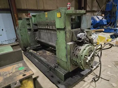 63" wide x 10 gauge Wysong Shear w 20 hp motor