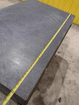 60" X 36" X 8" CHALLENGE GRANITE TABLE: STOCK #22834