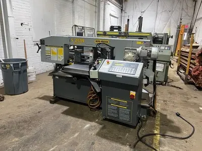 13" X 18" HYDMECH MODEL S-20A AUTOMATIC FEED HORIZONTAL BAND SAW