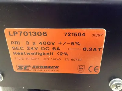 USED SCHRACK LP701306