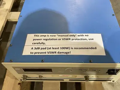 USED ENI RF AMPLIFIER UNIT 400-1000MHZ, 100W