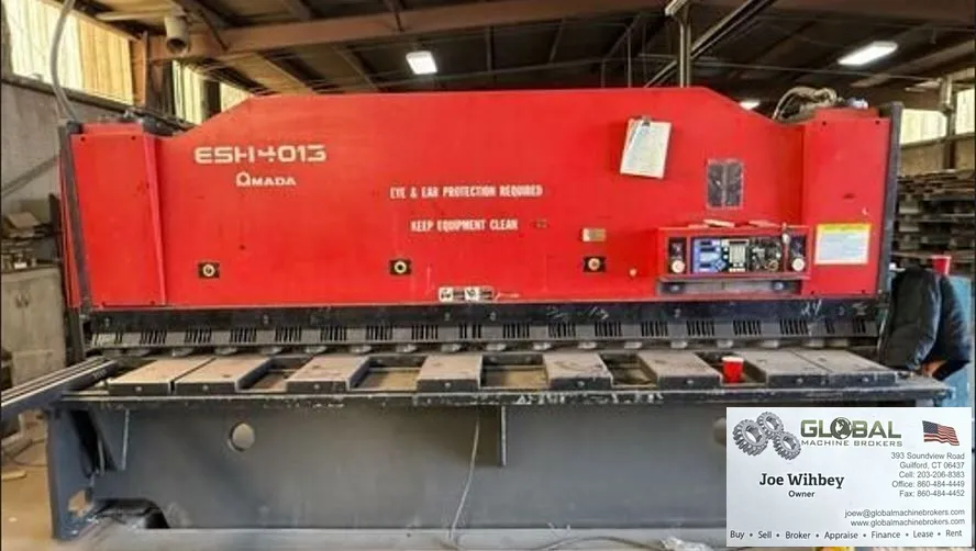 Amada ESH4013 Hydraulic Precision Sheet Metal Shear