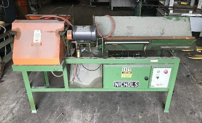 Used NICHOLS CLEAT BORING MACHINE Throughfeed boring and boring/dowel-inserting machines North Carolina US | Pruitt Machinery #716591