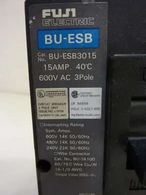 USED FUJI ELECTRIC BU-ESB3015