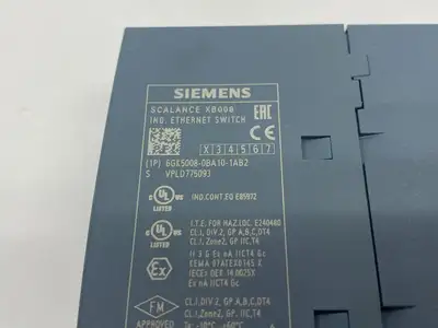 USED SIEMENS SCALANCE XB008 INDUSTRIAL ETHERNET SWITCH 8-PORT