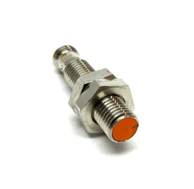 USED IFM INDUCTIVE PROXIMITY SENSOR 3MM M8 BODY IEBC003BASKG/AS