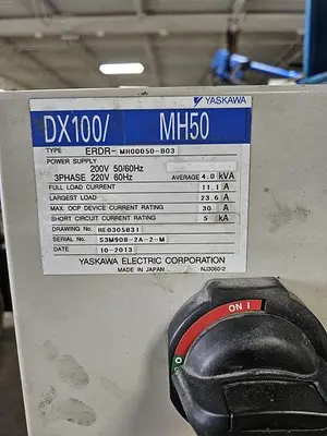 USED 2013 YASKAWA MOTOMAN MH50