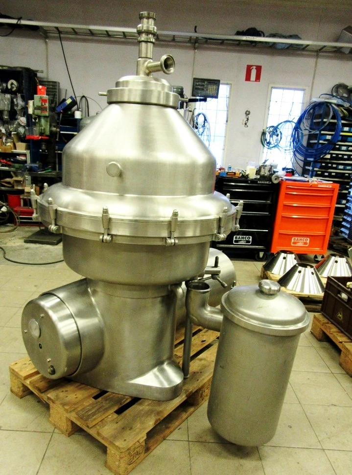 Alfa-Laval MRPX 214 TGV-74 warm milk separator, 316SS.
