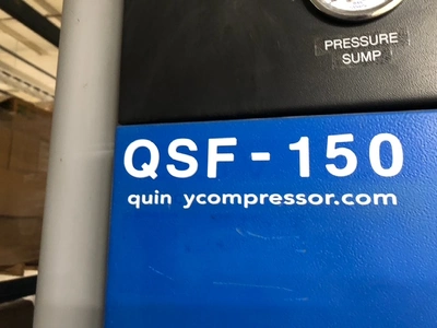 QUINCY ROTARY SCREW AIR COMPRESSOR 150 HP MD. # QSF-150