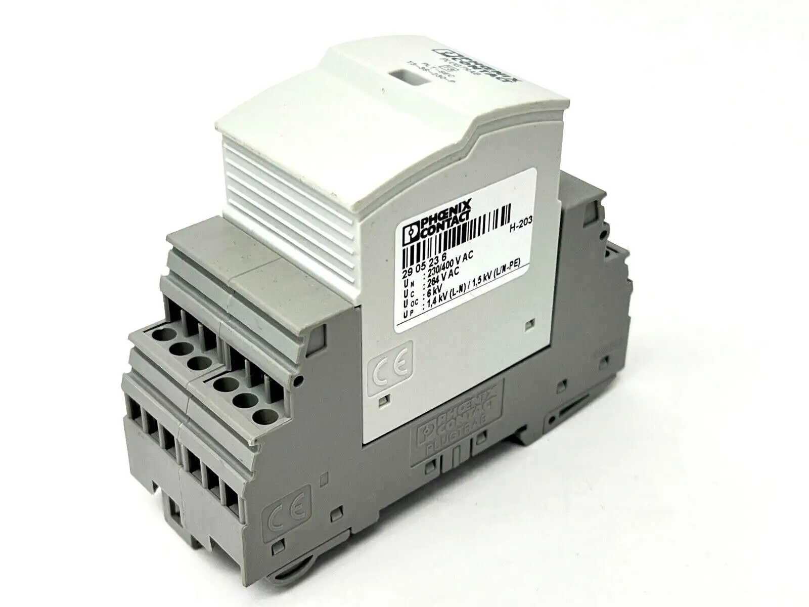 PLT-SEC-T3-3S-230-P | Phoenix Contact  Type 3 Surge Protection Plug 2905236 - Used