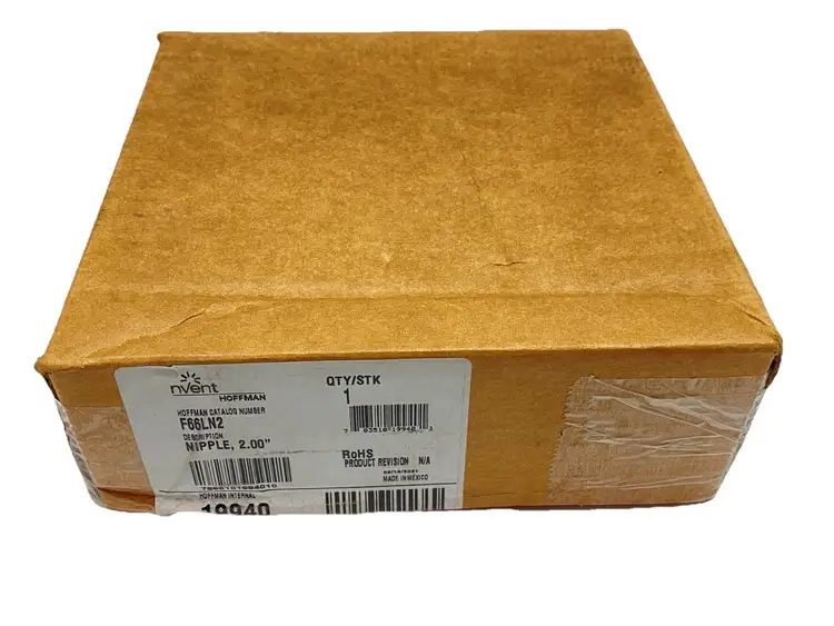 New | in-Stock HOFFMAN NVENT WIREWAY NIPPLE LAY-IN HINGED COVER 6" X 6" X 2" GRAY STEEL Miscellaneous MRO | Maverick Industrial Sales #1121561