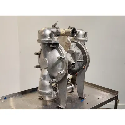 Used 2" Dia. Stainless Steel Double Diaphragm Pump (no mfg.)
