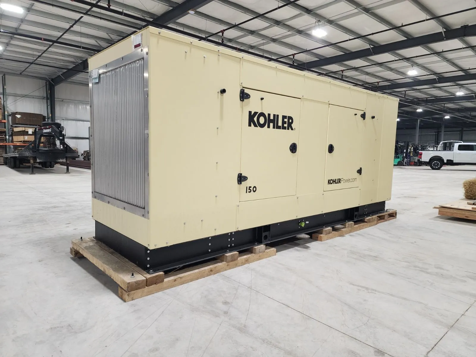New Surplus 150KW Kohler KG150 Natural Gas Generator 600V INSTOCK 2024 Enclosed