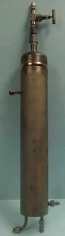 QTY. 1. TITANIUM PRESSURE VESSEL LENGTH 20" DIA. 3...