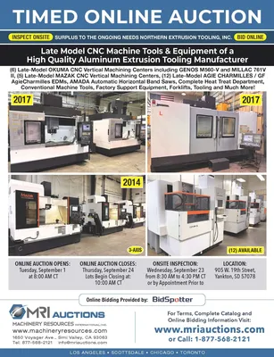 Late Model CNC Machine Tools & Equipment