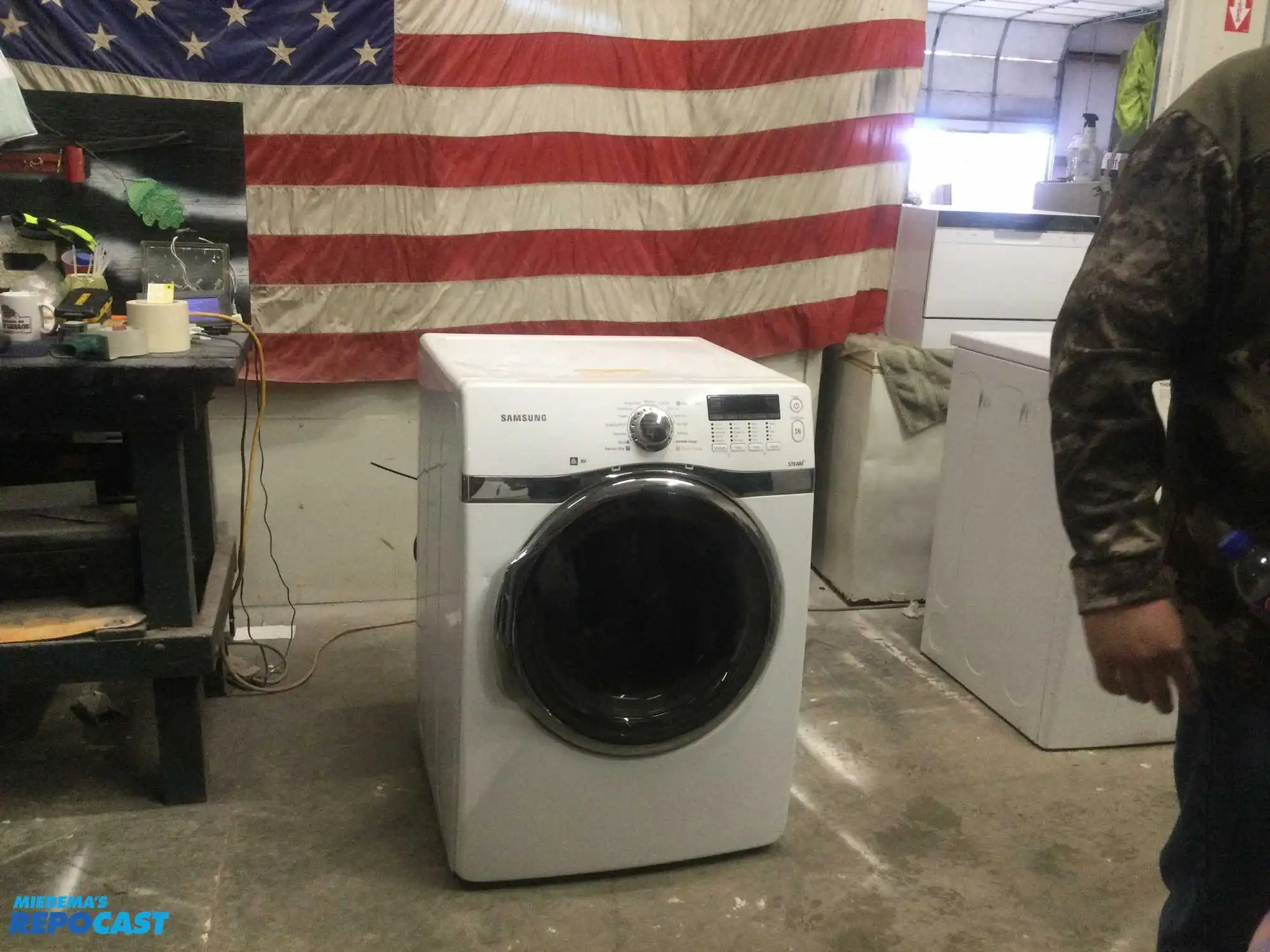 USED SAMSUNG STEAM FRONT LOAD GAS DRYER ENERGY STAR HIGH EFFICIENCY
