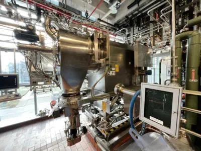 Heinkel HF 600.1 Inverting Filter centrifuge, 316L SS.