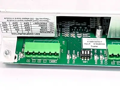 X13651007017 | Trane  Rev A Board E16G80324 - For parts or not working