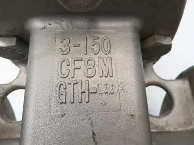 Sharpe 35116 3" Stainless Steel Gate Valve 275psi@ 100° F 316SS Rising Stem