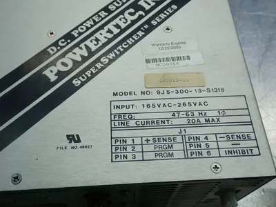 Used POWERTEC INC 9J530013S1318 AC/DC Power Supplies Ohio US | HGR 24 #1070189