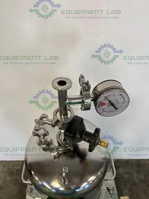 USED BEGEROW BECO-INTEGRA STAINLESS STEEL FILTER HOUSING W/ VALVES, 12" SS HOUSING