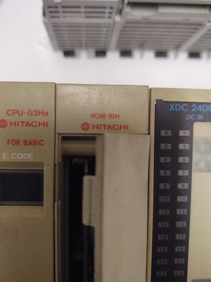 HITACHI PLC H-300 SERIES CPU-03Ha YAGV12MH AVRC-04H ROM-16H XDC24DMH YTR24DMH