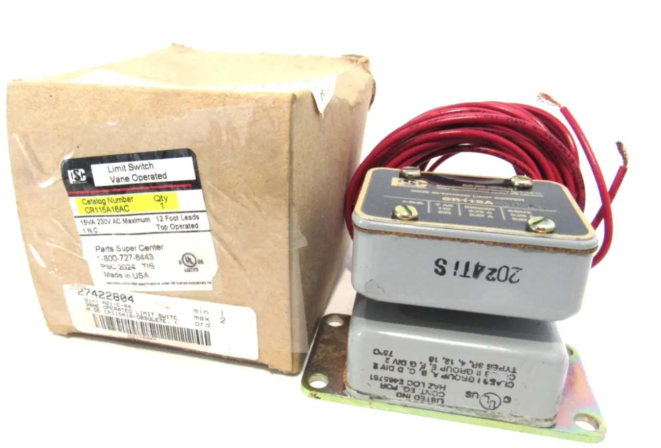NEW PSC CR115A16AC LIMIT SWITCH