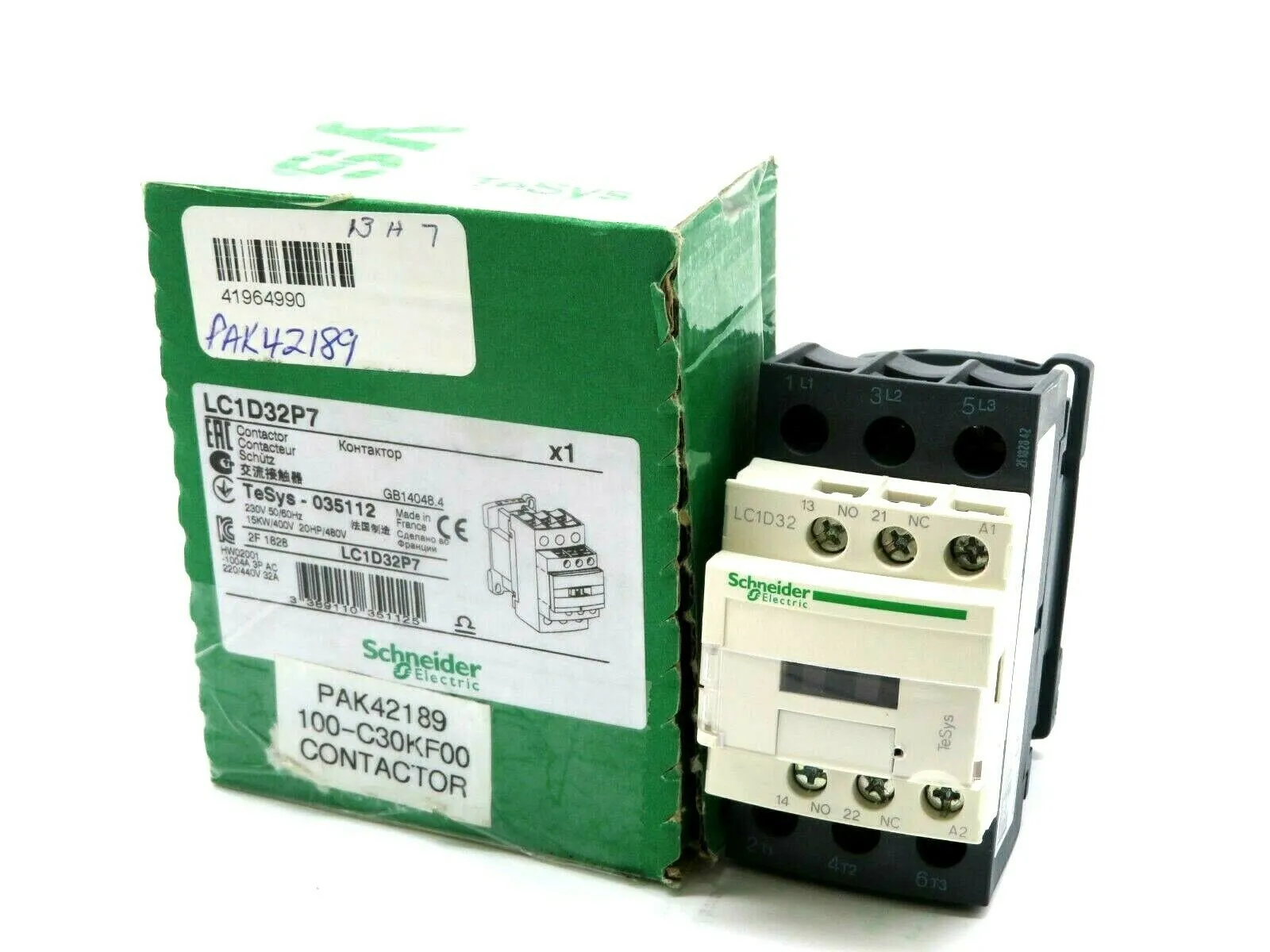 NEW SCHNEIDER ELECTRIC LC1D32P7 CONTACTOR