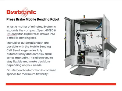 New | in-Stock 2021 BYSTRONIC MOBILE BENDING ROBOT Robots | Machine Factory Outlet #1267076