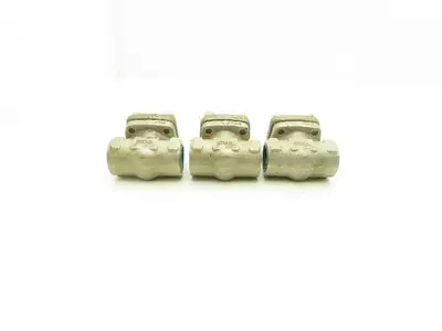 Velan W-2034B-13MY 1" Socket Weld Spring Plug Check Valve Stainless Lot of 3