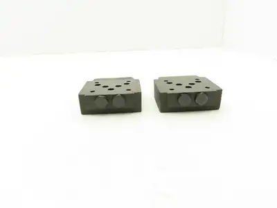 Yuken Kogyo TC2G-03-40 Hydraulic Throttle and Check Valve Module Lot of 2