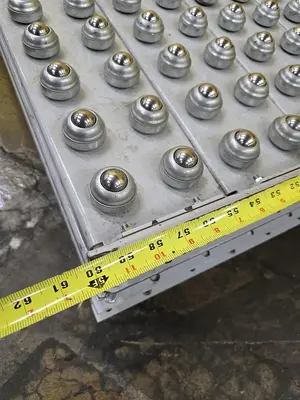 Used HYTROL ROLLER BALL TRANSFER  CONVEYOR Roller Conveyors Wisconsin US | Packer City Sales #1298027