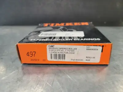 NEW TIMKEN 497