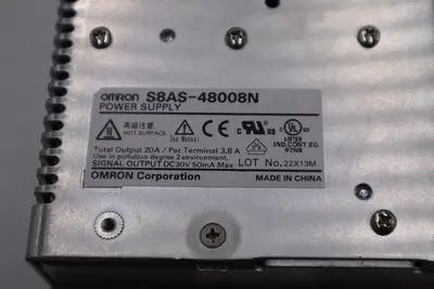 S8AS-48008N Omron DIN Rail Mount Power Supply 20A STOCK 4027-A