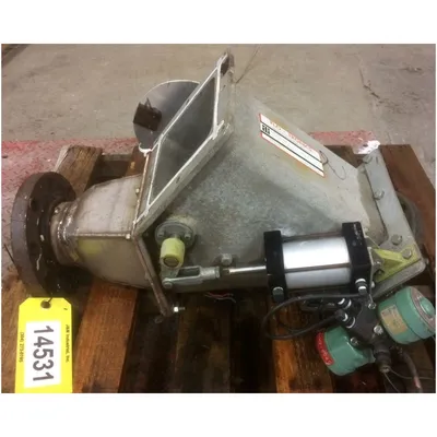 Used Flo-tronics 6"X6" Diverter Valve - Stainless Steel