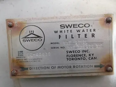 USED 1994 SWECO WWF-12S21