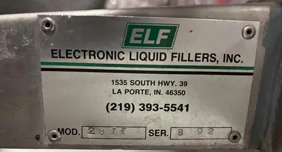 USED ELECTRONIC LIQUID FILLERS (ELF) 28TT