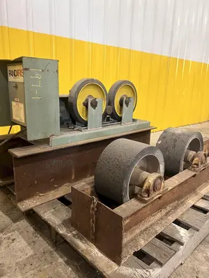 4,000 LB PANDJIRIS PIPER PIPE TANK TURNING ROLLS, DRIVE & IDLER: STOCK #20362