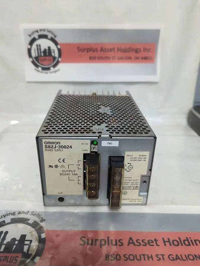 Used OMRON S82J-30024 Miscellaneous Equipment (Electrical & Power) Ohio US | Surplus Asset Holdings #1234771